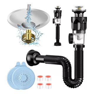 Anti-odor Drain Pipe Kit De Desagüe Flexible Para Lavabo Anti-odor Drain Pipe Kit De Desagüe Flexible Para Lavabo