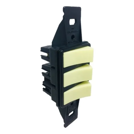 Interruptor 3 Teclas Simples 10a/250v~ Fame Sem Placa, Antig
