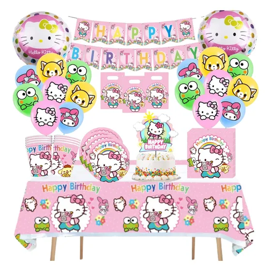 Set Decoracion Globos Cotillon Diseños Variados