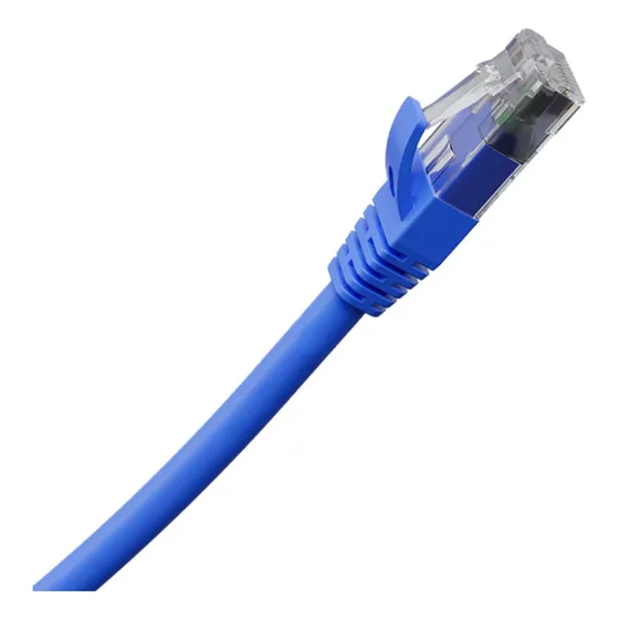 Cabo U/utp Para Rede Patch Cord Cat.6 4p Azul 1,5m Intelbras