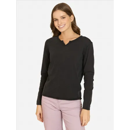 Polera Ml Kalani Negro Mujer Maui And Sons