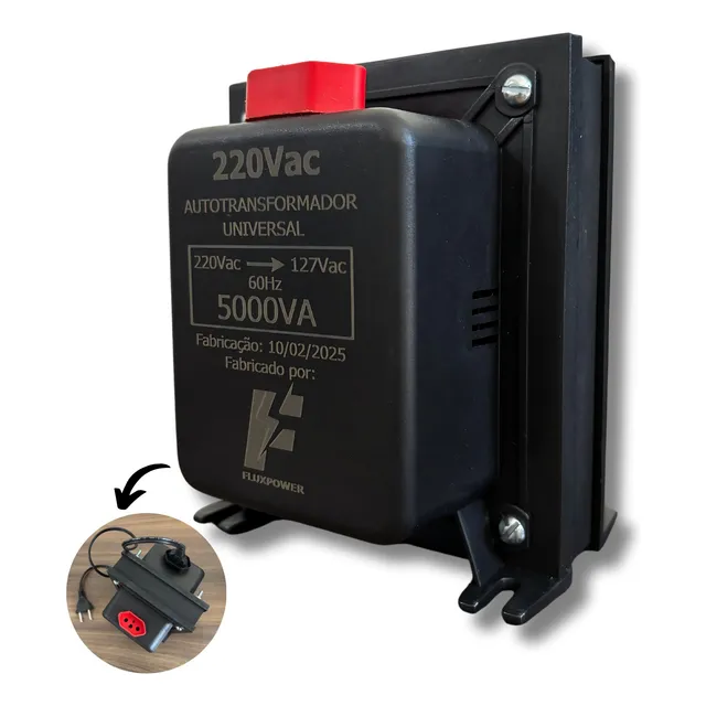 Transformador 5000va Bivolt 110/220v E 220/110v 12000btus Fp