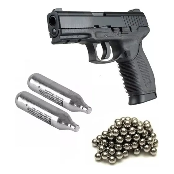 Pistola Aire Comprimido Kwc 24/7 Taurus Abs + 2co2 + 500bb