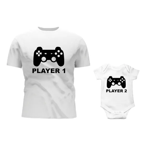 Kit Tal Pai Tal Filho Player 1 Player 2 Jogador