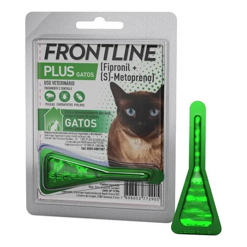 Frontline Plus Gato Antiparasitário para Pulgas Carrapatos