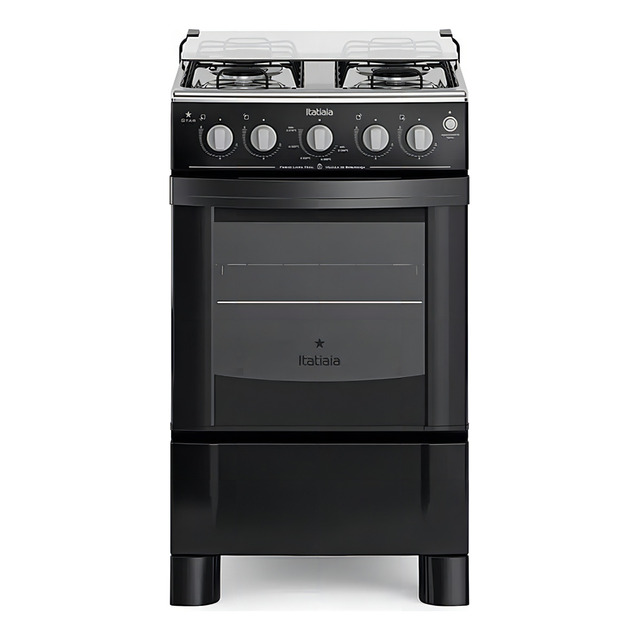 Fogão 4 Bocas A Gás Itatiaia Star Ng Preto Bivolt