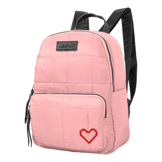 Mochilas Mujer Urbanas Dama Las Oreiro Love Bolsillo Frontal