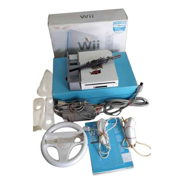 Consola Wii Nintendo Con Volante Mario Kart