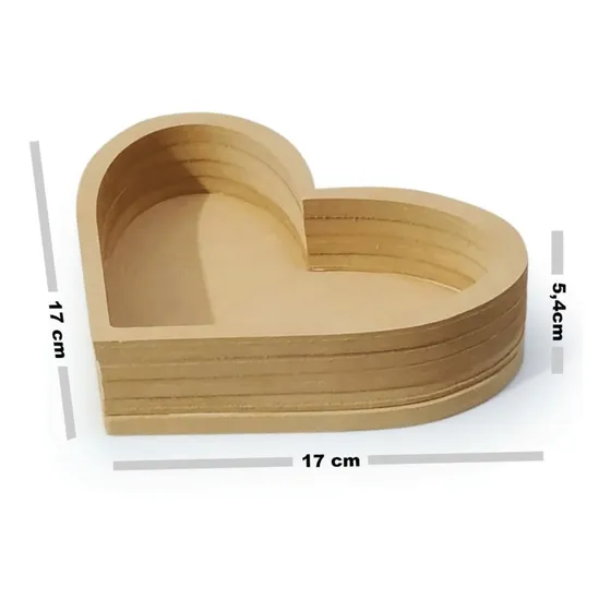 Caja De Madera Cofre De Corazon Para Regalo Sorpresa