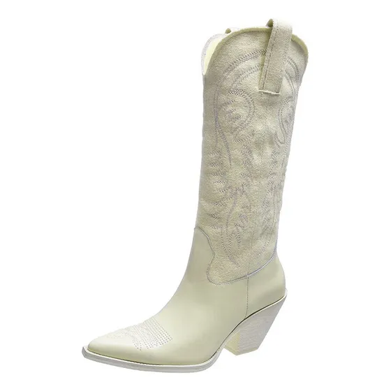 Botas De Equitación Largas Con Cuñas Y Tacones Altos Para Mu