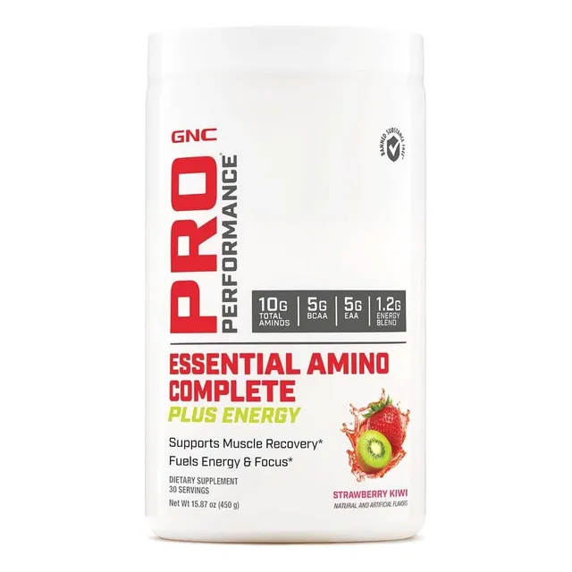 Amino Completo Esencial Plus Energy Gnc Pro 450 Gr Fresa