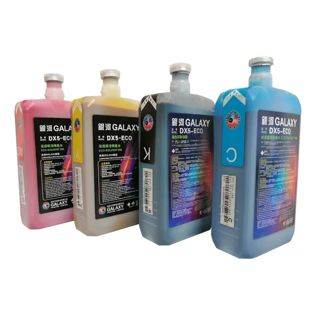 Kit Tinta Galaxy Ecosolente Xp600 (incluye 4 Tintas De 1l)