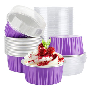 Mini Molde Para Tartas Eusoar, 30 Unidades, Vaso Desechable Mini Molde Para Tartas Eusoar, 30 Unidades, Vaso Desechable