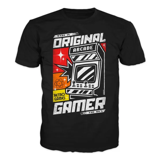 Camiseta Retro Clásico Video Juegos 80s 90s  Adultos Y Niños