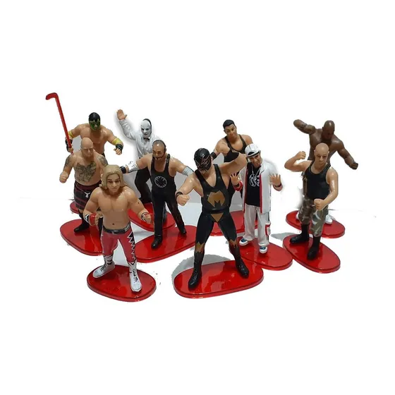 Coleccion Completa De 10 Muñecos 100% Lucha