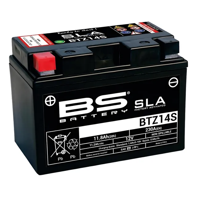 Batería Bs Ytz14-s Ktm Benelli Honda Yamaha Selladas 