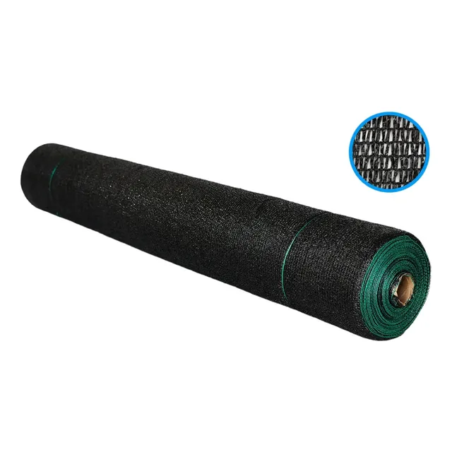 Malla Polisombra Negra Al 65% X Rollo 100m Largo X 4m Ancho