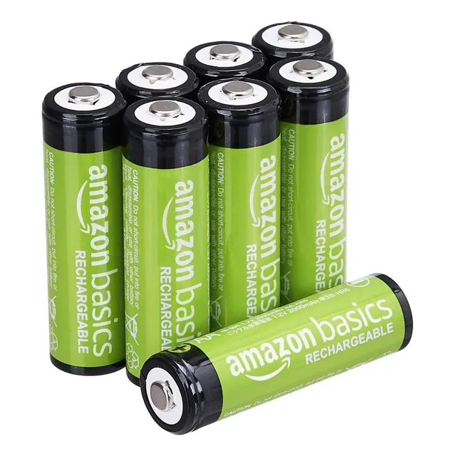 Baterías Recargables Aa Amazon Basics 8 Piezas 2000 Mah