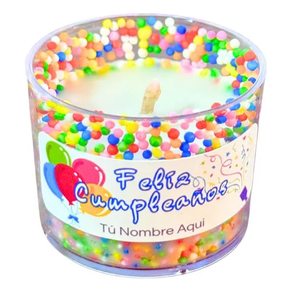 Recordatorio Velas De Cumpleaños, Fiesta X12 Personalizadas