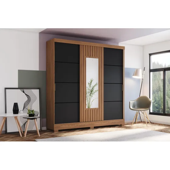 Ropero Armario Closet Placard 3puertas Corredizas Dormitorio