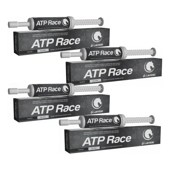 Kit 04 Lavizoo Atp Race 35g Suplemento Para Cavalos Atletas