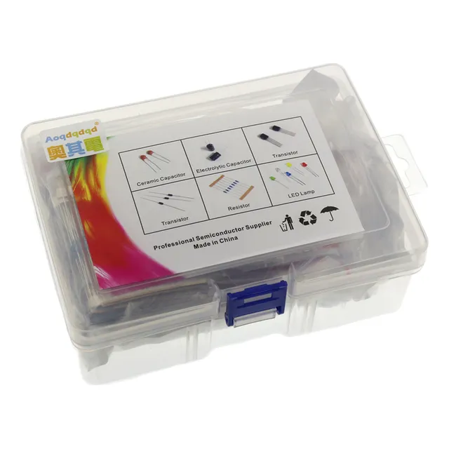Led Componentes Electrónicos Diodo Transistor En Caja