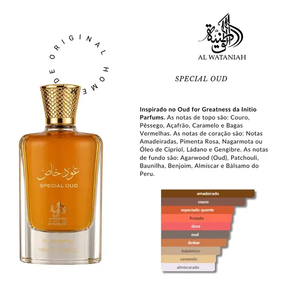 Special Oud Al Wataniah Masculino 100 Ml