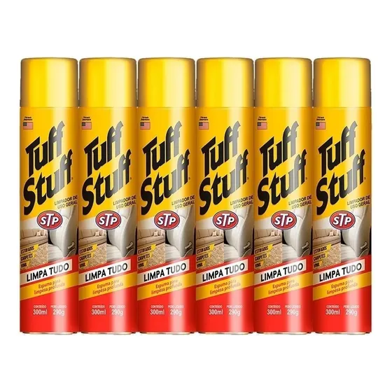 6 Tuff Stuff Espuma Limpeza Bancos Carpetes Painéis Tapetes