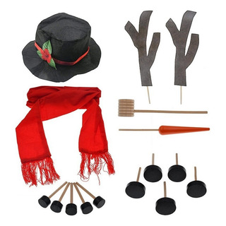Conjunto De Fato De Boneco De Neve Com Nariz De Cenoura Conjunto De Fato De Boneco De Neve Com Nariz De Cenoura