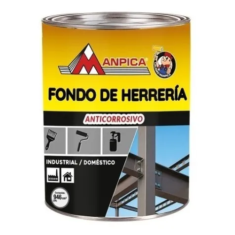 Fondo Herreria Rojo 1/4 Gl Manpica Cod: 1035310