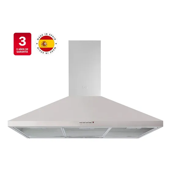 Campana Decorativa Mural Teka Dbb 90 Inox Gris
