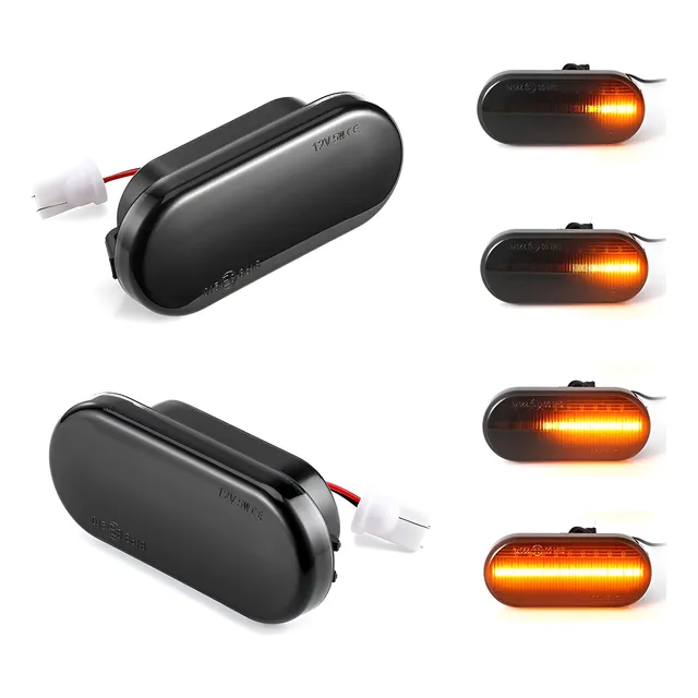 Par Cuarto Led Secuencial  A4 Jetta Golf Clásico Beetle