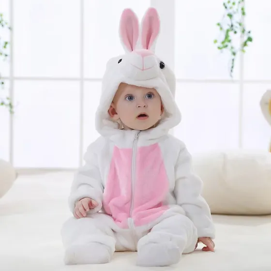 Enterito Mameluco De Niño Polar Abrigado 0 A 12 Meses Animal