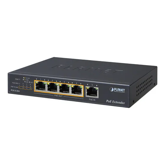 Switch No Administrable Planet, 8 portas Poe 802.3at, 30 W
