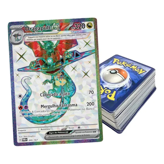 Deck Proxy Adesiva Pokémon Qualidade++ Dragapult Ex 