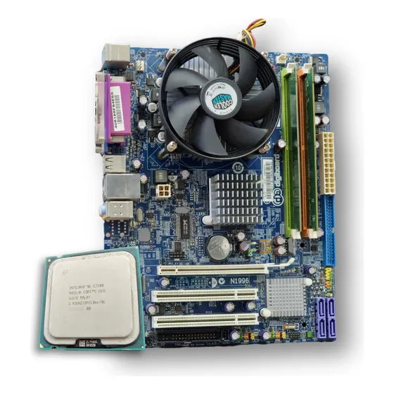 Kit Placa Mae 775 | Intel Core 2 Duo | 4gb Memória