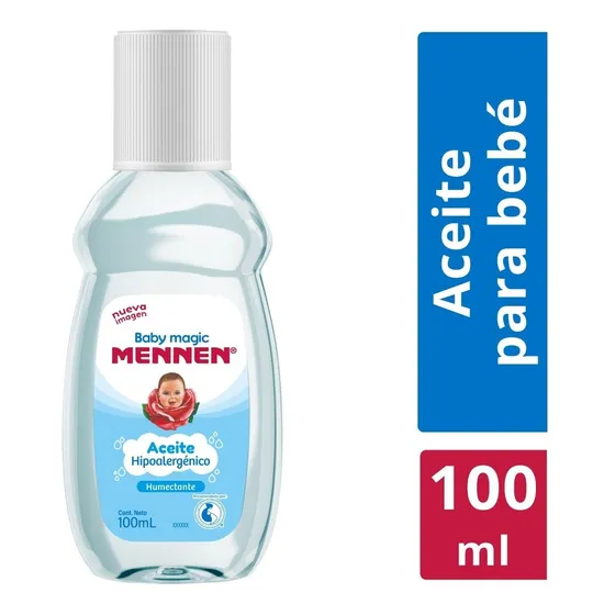 Aceite Para Bebe Mennen Baby Magic Hipoalergénico De 100ml