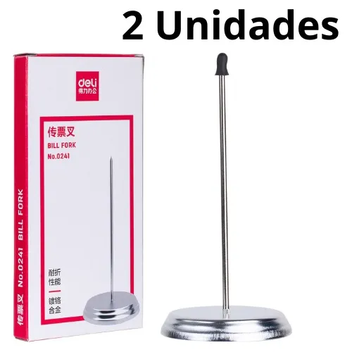Pincho Porta Papel Comandera Comanda Alum Ag. 6280