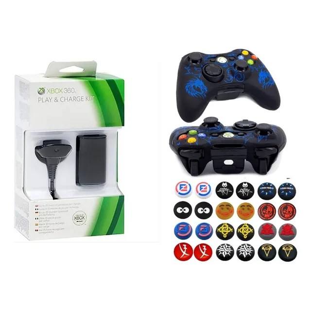 Kit Carga Y Juega !combo De Lujo! Forro Diseño+ Grips Diseño
