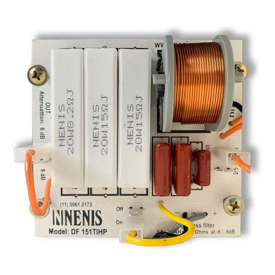 Divisor Frequência Driver Titanium 150w Rms Nenis Df151ti