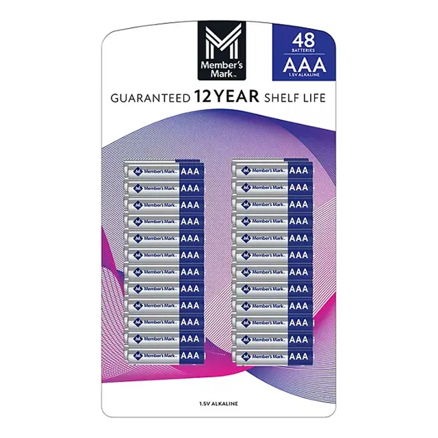 Pilas Aaa Members Marck Triple A 48 Piezas 1.5v / 12 Años