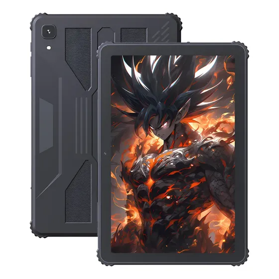 Tablet Cubot Tab Kingkong 10.1 Red Móvil ROM 256GB RAM 16GB Dual SIM Certificación Militar Negro