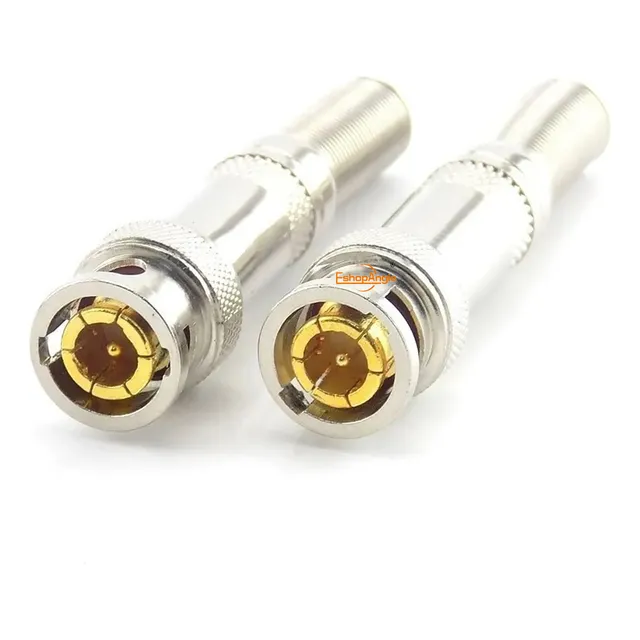 Conector Bnc Macho Para Sistemas De Cámaras Cctv Eshopangie