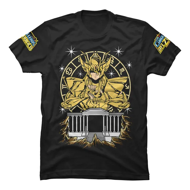 Camiseta Caballeros Del Zodiaco 12 Dorados Adultos Niños  