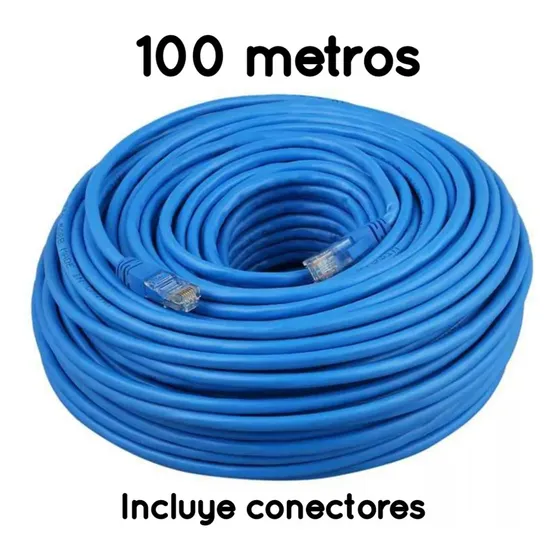 100 Metros Cable Utp Internet Por Metro Cat5e Redes Cctv