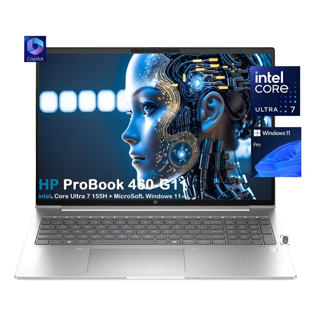 Hp Probook 460-g11 Core Ultra-7 155u 32gb 512gb 16-wuxga W11 Aluminio (Reacondicionado)
