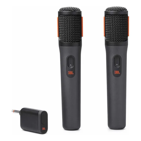 Micrófono X2 - Jbl Partybox Wireless Mic - Inalámbrico Y Recargable - Color Negro