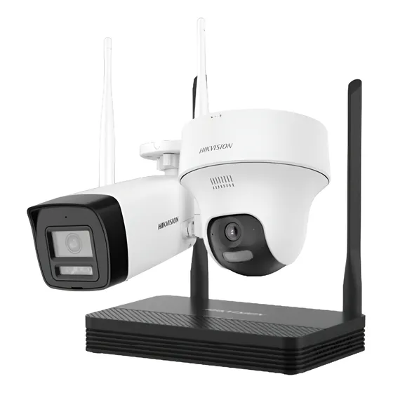 Kit Nvr 4 Camaras Ip Wifi De Seguridad 4mp 4 En 1