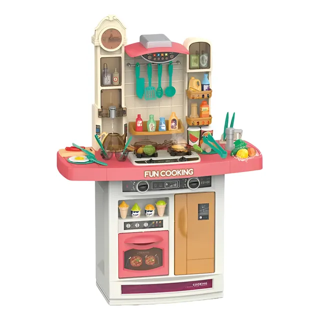 Cocinita Infantil+sonido+luz+canilla Sale Agua+45 Accesorios
