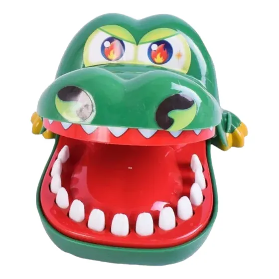 Juego De Mesa Cocodrilo Mordelón 20 Cm